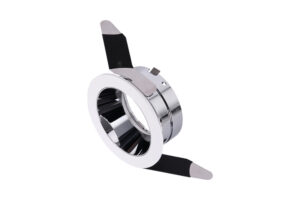 Integral Downlight For Led Gu10 60Mm Cutout IP20 Mirror Silver Round