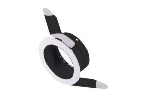 Integral Downlight For Led Gu10 60Mm Cutout IP20 Matt Black Round