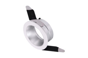 Integral Downlight For Led Gu10 60Mm Cutout IP20 Matt Silver Round