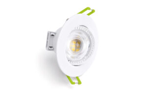 Integral Compact Eco Led Downlight IP44 30 Deg Tiltable 2.7W 520Lm 4000K  Non-Dimm 68Mm Cut Out