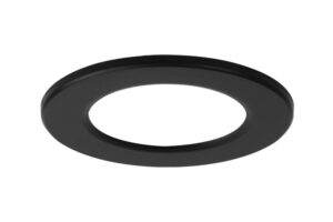 Integral Compact Eco Led Downlight Bezel Accessory Matt Black Round