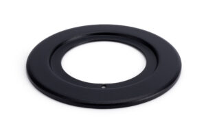 Integral Bezel Extender Ring For Evofire Mini 43Mm Downlight 43-60Mm Cutout 80Mm Diameter - Black
