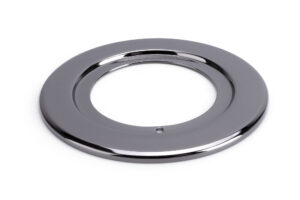 Integral Bezel Extender Ring For Evofire Mini 43Mm Downlight 43-60Mm Cutout 80Mm Diameter - Black Chrome
