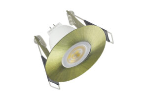 Integral Evofire Mini Fire Rated Downlight 45Mm Cutout IP65 Antique Brass Round   *No Lamp Holder*
