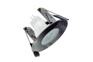 Integral Evofire Mini Fire Rated Downlight 45Mm Cutout IP65 Black Chrome Round