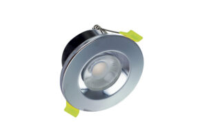 Integral J-Series Low-Profile Fire Rated Downlight 68Mm Cutout IP65 600Lm 6W 4000K Dimmable Polished Chrome