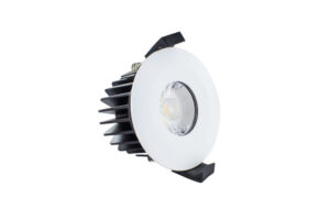 Integral Low-Profile Fire Rated Downlight 8.5W 3000K 60 Beam Dimmable 82Lm/W White