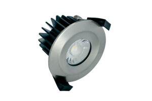 Integral Low-Profile Fire Rated Downlight 6W 3000K 38 Beam Dimmable 85Lm/W Satin Nickel