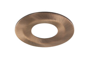 Integral Low-Profile Fire Rated Downlight Copper Bezel