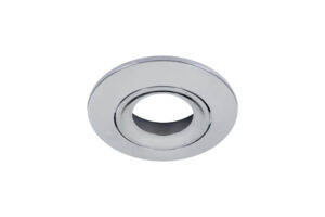 Integral Luxfire Fire Rated Tiltable Downlight Polished Chrome Bezel