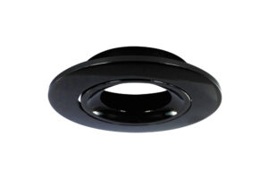 Integral Luxfire Fire Rated Tiltable Downlight Black Chrome Bezel