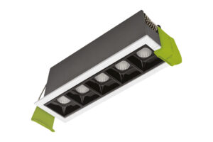 Integral Tracelux 10W 5 Light 3000K Recessed Linear Downlight Led 140Mm By 37Mm Cutout Without Driver