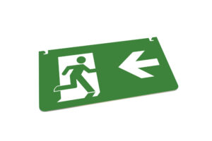 Integral Emergency Legend Left Arrow For 26M Em Exit Sign