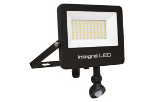Integral Super Slim 2 Floodlight IP67 7000Lm 70W 4000K Pir 120? Non-Dimm 100Lm/W Black Ir Remote