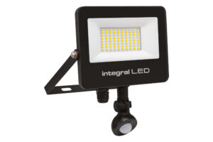 Integral Super Slim 2 Floodlight IP67 5000Lm 50W Tuya 3000/4000/6500K Pir 120 Dimmable 100Lm/W Black