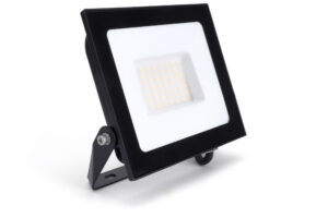 Integral Compact Slim Floodlight 50W 5000Lm 3000K 120 Beam 100Lm/W IP65 Ik08 Led Black