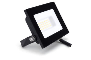 Integral Compact Slim Floodlight 20W 2000Lm 4000K 120 Beam 100Lm/W IP65 Ik08 Led Black