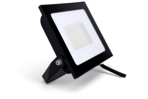 Integral Compact Slim Floodlight 50W 5000Lm 4000K 120 Beam 100Lm/W IP65 Ik08 Led Black
