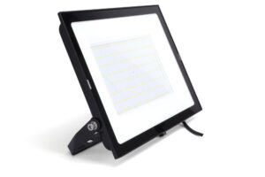 Integral Compact Slim Floodlight 200W 20000Lm 4000K 120 Beam 100Lm/W IP65 Ik08 Led Black