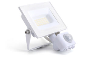 Integral Compact Slim Floodlight Pir 20W 2000Lm 4000K 120 Beam 100Lm/W IP65 Ik08 Led White