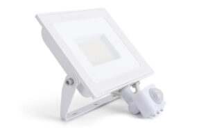 Integral Compact Slim Floodlight Pir 50W 5000Lm 4000K 120 Beam 100Lm/W IP65 Ik08 Led White