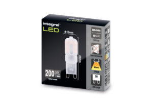 Integral G9 Bulb 3 Pack 200Lm 1.8W 2700K Non-Dimm 200 Beam