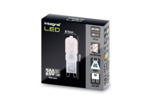 Integral G9 Bulb 3 Pack 200Lm 1.8W 4000K Non-Dimm 200 Beam