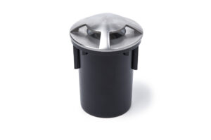 Integral Outdoor In Ground Uplight IP67 1Xgu10 Pathlight 4 Way Stainless Steel