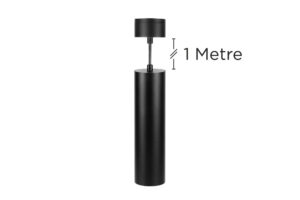 Integral Spotlight S2 65Mm Length Gu10 Led Base Surface Mounted Suspended Pendant 1M Black