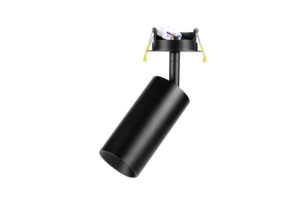 Integral Spotlight S2 Gu10 Led Recessed Mounted 70Mm Cutout Adjustable Black