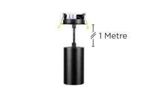 Integral Spotlight S1 56Mm Diameter 100Mm Length Gu10 Led Recessed Mounted 70Mm