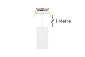 Integral Spotlight S1 56Mm Diameter 100Mm Length Gu10 Led Recessed Mounted 70Mm