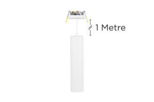 Integral Spotlight S1 56Mm Diameter 235Mm Length Gu10 Led Recessed Mounted 70Mm