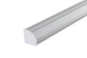 Integral Profile Corner Surface Mount 1M Clear Diffuser 20X20Mm Include 2 End Caps And 2 Mounting Brackets