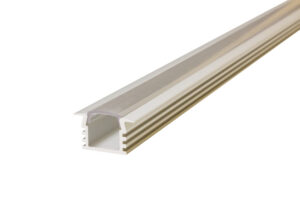 Integral Profile Recessed 1M Clear Slide In Diffuser 22 X 12.2Mm