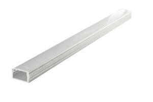 Integral Profile Surface Mount 1M Frosted Diffuser 18.6 X 12.5Mm Include 2 Endcaps And 2 Mounting Brackets