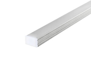 Integral Profile Surface Mount 2M Frosted Diffuser 18.6 X 12.5Mm Include 2 Endcaps And 4 Mounting Brackets