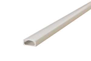 Integral Profile Aluminium Surface Mount 2M Frosted Clip-In Diffuser 15.2 X 6Mm Include 2 Endcaps 4  Brackets