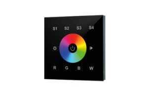 Integral Rf Wall Mount Touch Remote Rgbw 1 Zone 100-240 Ac Input Black With Ilrc014 Or Ilrc033 Receiver