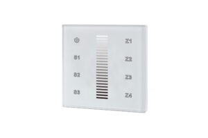 Integral Rf Wall Mount Touch Remote Single Colour 4 Zone 100-240 Ac Input White