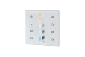 Integral Rf Wall Mount Touch Remote Ac Input White With Ilrc014 Or Ilrc033 Receiver