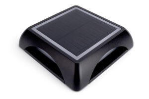 Integral True Solar Outdoor Square Ground And Wall Light IP65 Adjustable 15/45/60Lm 1.2W 3000K Black