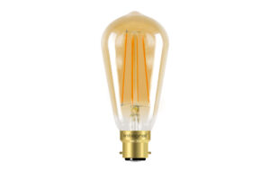 Integral Sunset St64 Bulb B22 380Lm 5W 1800K Dimmable 300 Beam Amber