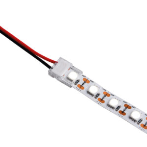 Integral White Button Clip 5Pack Strip To 150Mm Wire For IP20 10Mm Width Strip 2 Pin Dc3-24V / 5A Max