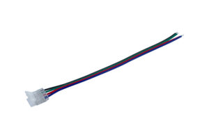 Integral Connector To 150Mm Wire 5Pack For 12Mm Width IP20 Rgb Strip