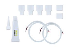 Integral IP65 Kit 6 End Caps 2 Sets Live Wires Silicone Tube For IP65 Spotless Neon Flex Strip