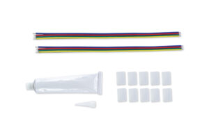 Integral IP65 Rgb Kit 5 X Pierced End Caps 5 X Sealed End Caps 2 Sets Of Live Cables And Silicon Tube