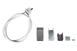 Integral IP67 Soldering-Free Outlet From Straight End For Single Colour 12X17 Side Bend