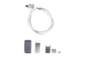 Integral IP67 Soldering-Free Outlet From Bottom For Single Colour 12X17 Side Bend