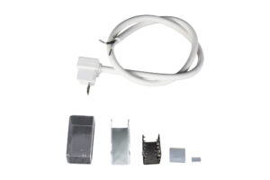 Integral IP67 Soldering-Free Outlet From Left For Single Colour 12X17 Side Bend